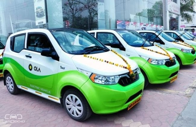 奥拉司机在Nagpur不开心驾驶Mahindra E2O EV