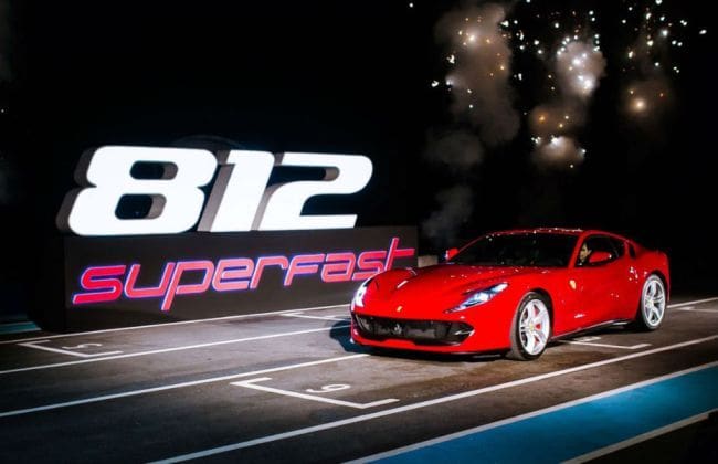Ferrari 812 Superfast在印度推出了5.20亿卢比