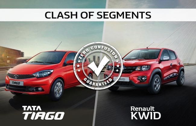 段的冲突：雷诺kwid 1.0l vs tata tiago  - 哪辆车买？