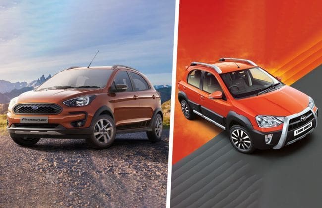 Ford Freestyle VS Toyota Etios Cross：规格比较