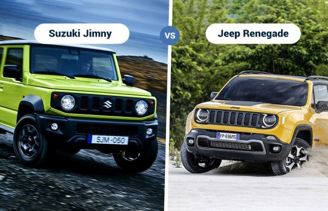 2018年铃木Jimny VS Jeep Renegade：规格和特点比较