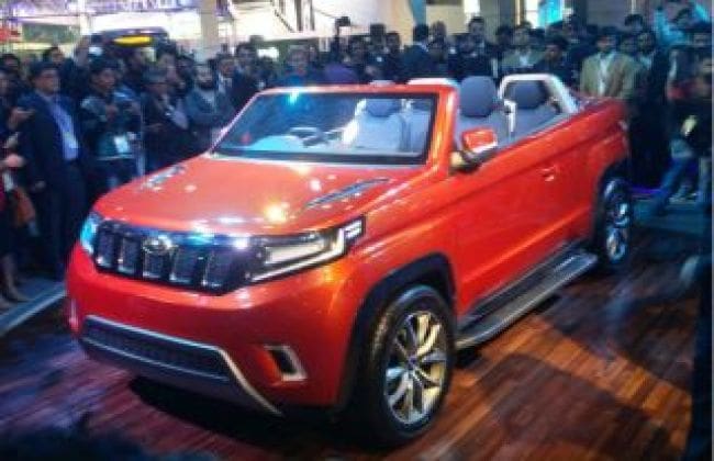 Mahindra在2018年Auto Expo展示了Tuv Stinger Suv