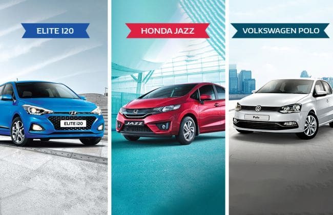 2018 Hyundai Elite I20 VS HONDA JAZZ VS VW POLO  - 规格和特点比较