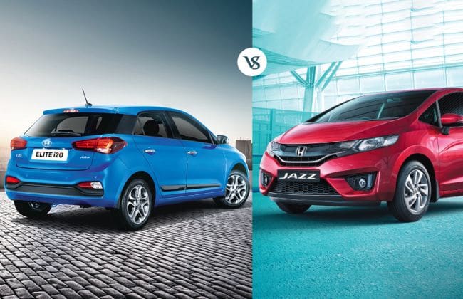 现代Elite I20 VS HONDA JAZZ：CVT自动变体比较