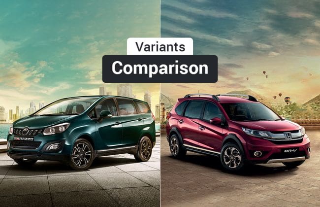 Mahindra Marazzo vs Honda BR-V：变体比较