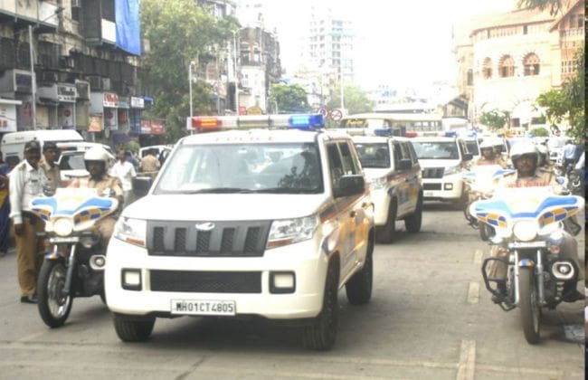 Mahindra Tuv300添加到孟买警察舰队