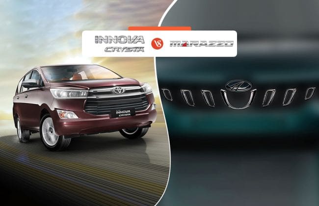 Mahindra Marazzo vs Toyota Innova Crysa：你应该等待即将到来的MPV吗？