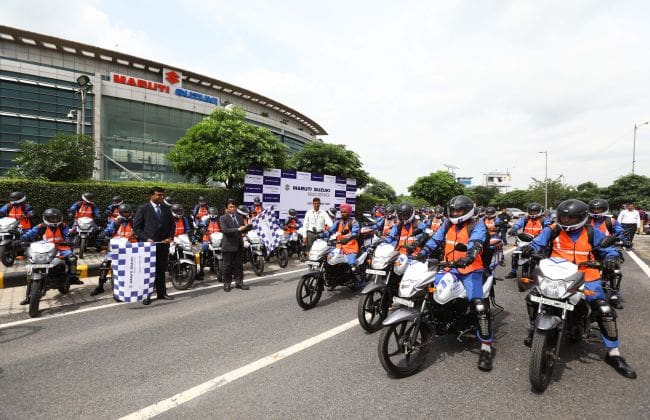 Maruti Suzuki将两轮车快速响应团队推出到其路边援助服务