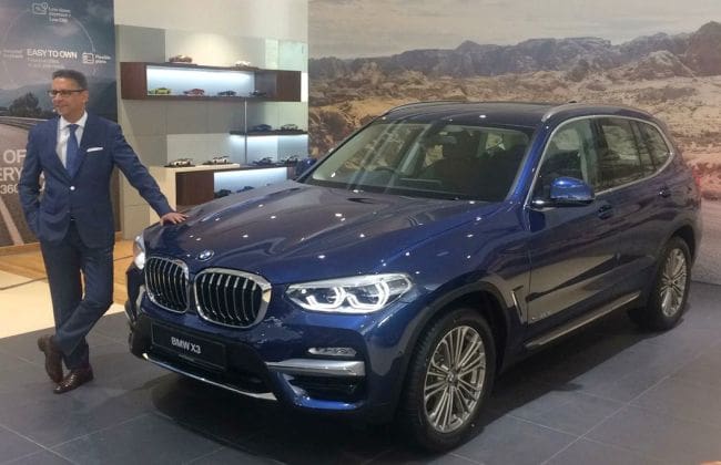 2018年BMW X3在印度推出;竞争对手奥迪Q5，梅赛德斯GLC