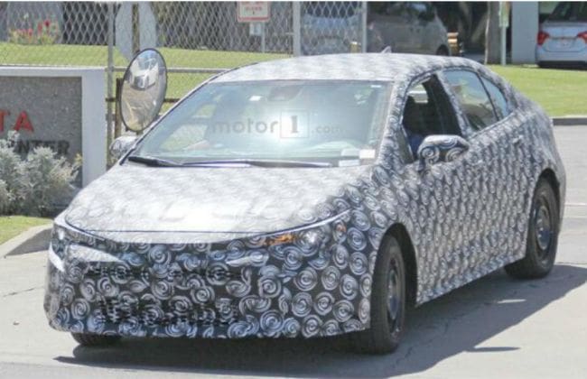 Next-Gen Toyota Corolla Sedan可以在11月首次亮相