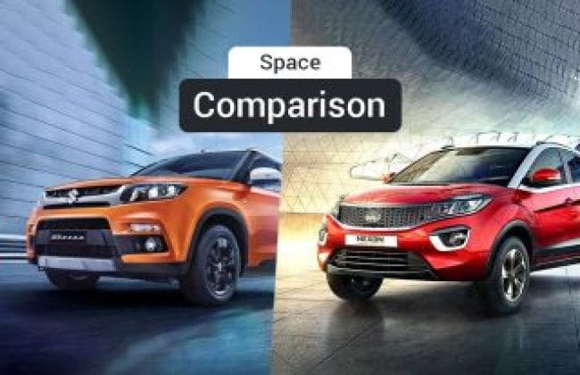 Marutivitara Brezza vs Tata Nexon  -  SUV提供更好的空间？