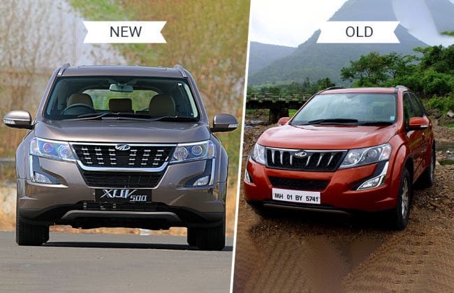 mahindra xuv500：旧与新 - 主要差异