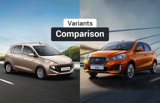 Hyundai Santro VS Datsun Go：变体比较