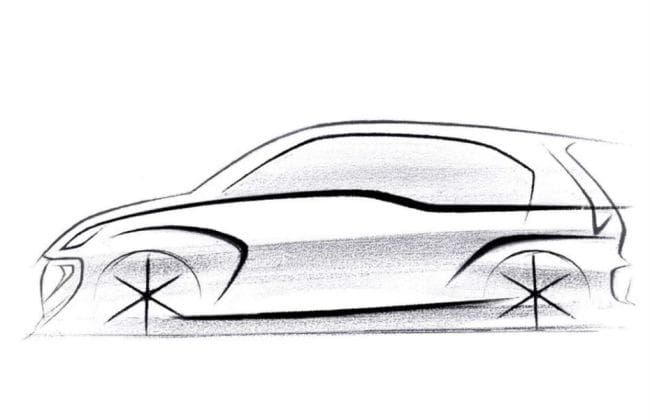 2018 Hyundai Santro：第一个官方素描揭示了