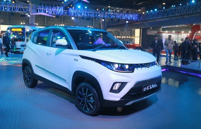 Mahindra Kuv100电气发射于2019年中期确认