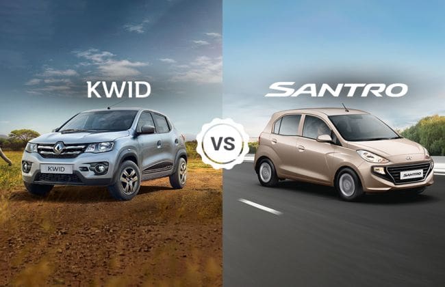 段的冲突：雷诺kwid vs hyundai santro-哪辆车买？