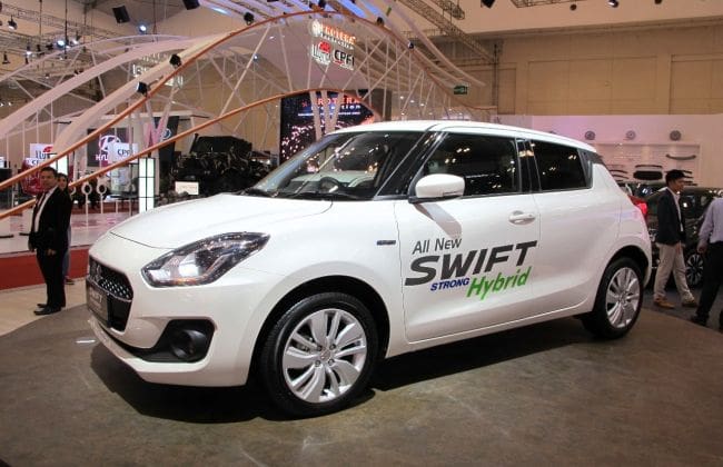 Suzuki Swift Hybrid展示在印度尼西亚;印度在卡上发射？
