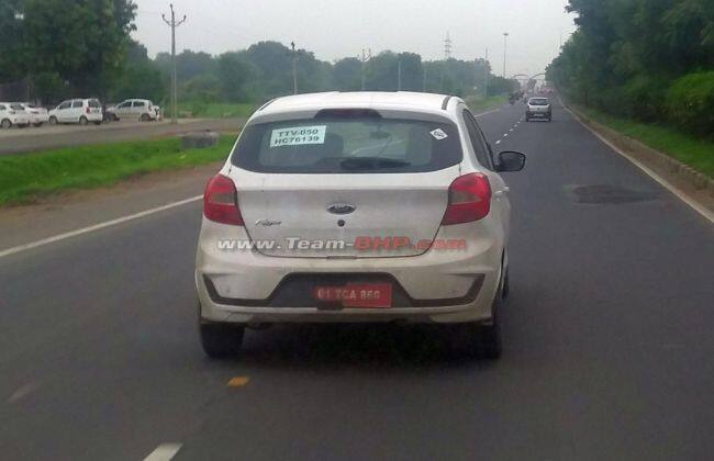 2018 Ford Figo Facelift CNG在印度进行了复杂的测试