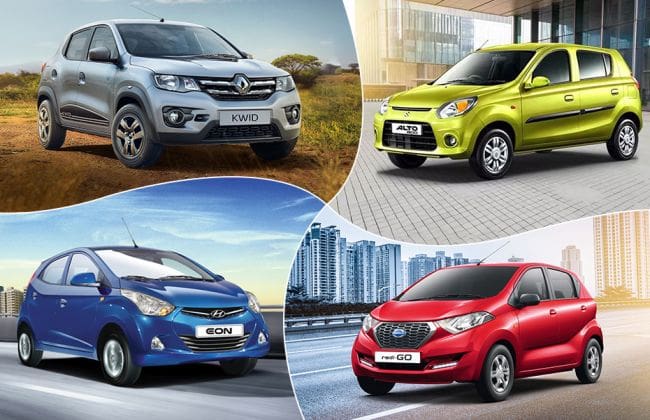 汽车需求：Maruti Alto，雷诺Kwid Top Segment销售于2018年10月