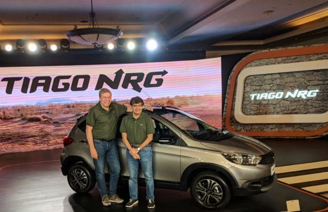 Tata Tiago NRG在5.50万卢比推出; rivals renault kwid登山者，Maruti Celerio X＆Ford Freestyle