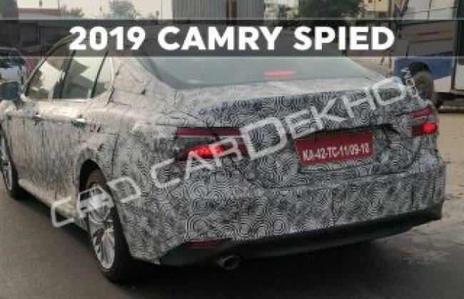 New-Gen Toyota Camry在印度进行了测试