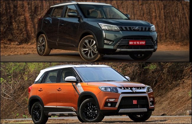 Mahindra Xuv300 VS Marutivitara Brezza：图像比较