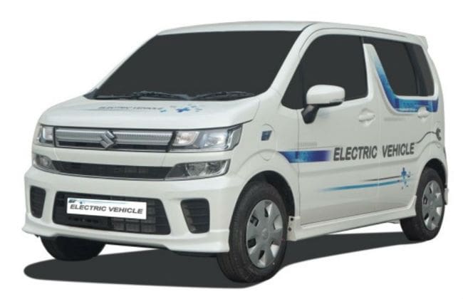 Maruti Suzuki展示了新的基于Wagonr的电动车辆原型：2020年推出