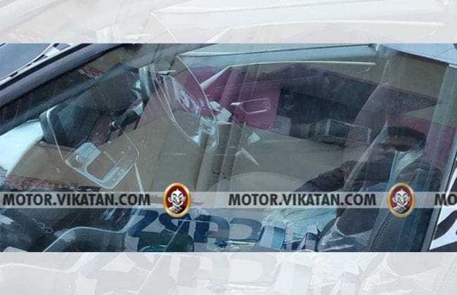 Tata Harrier Interior Spied：在H5x概念中获得浮动触摸屏