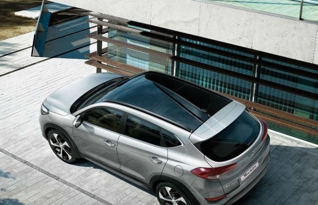 Hyundai Tucson获得全景天窗，以吉普车