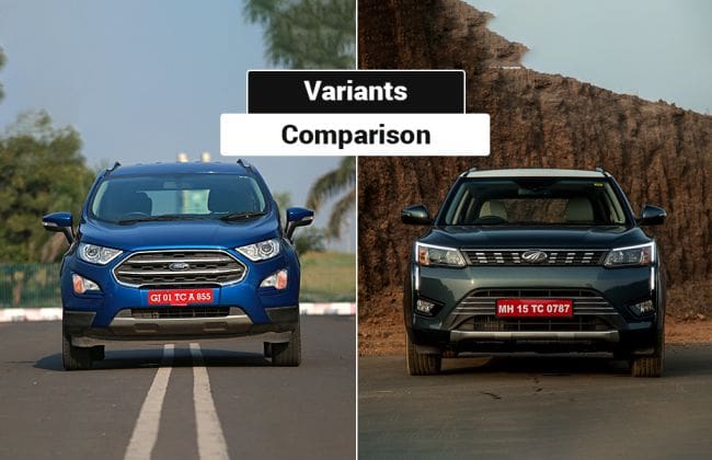 Mahindra XUV300 VS福特Ecosport：变体比较