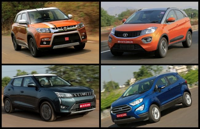 汽车需求：Maruti Vitara Brezza，塔塔Nexon 2019年2月的顶级分部销售额