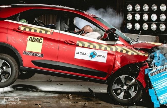 Tata Nexon在全球NCAP碰撞测试中得分5-星级