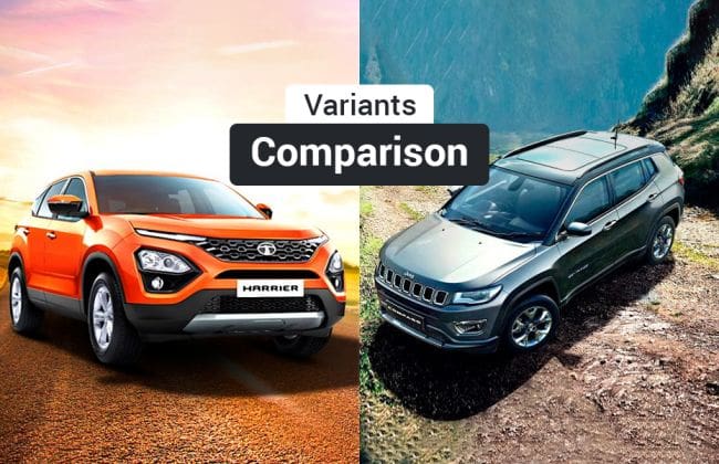 Tata Harrier VS Jeep Compass：变体比较