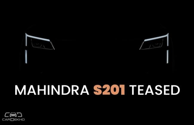 Mahindra S201 SUV戏弄;明天透露的细节