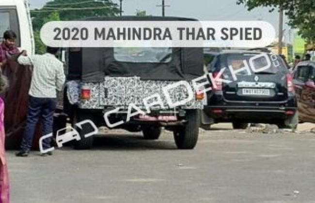 独家的：新的，较大的Mahindra Thar第一次享受