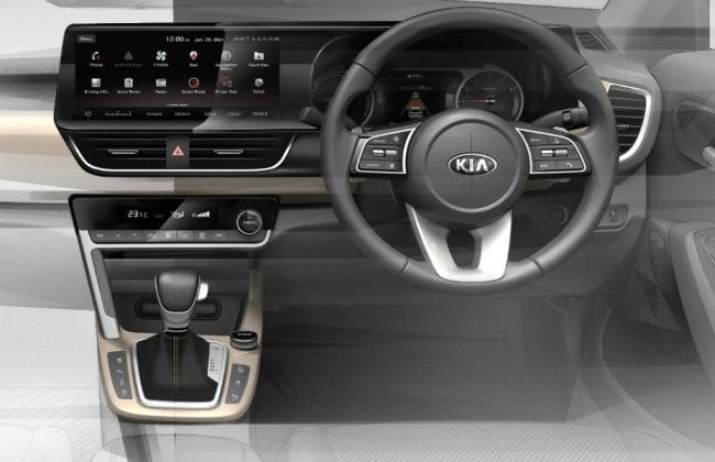 Kia SP2i官方室内草图揭示了6月揭示