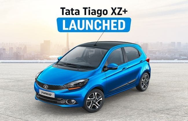 Tata Tiago XZ +推出;价格从5.57卢比开始