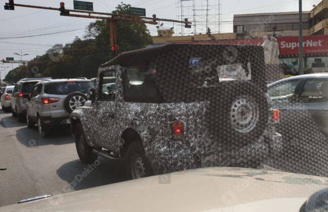 生产规范2020 Mahindra Thar Spied