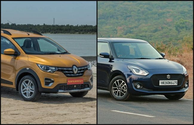 Renault Triber VS Maruti Swift：在照片中