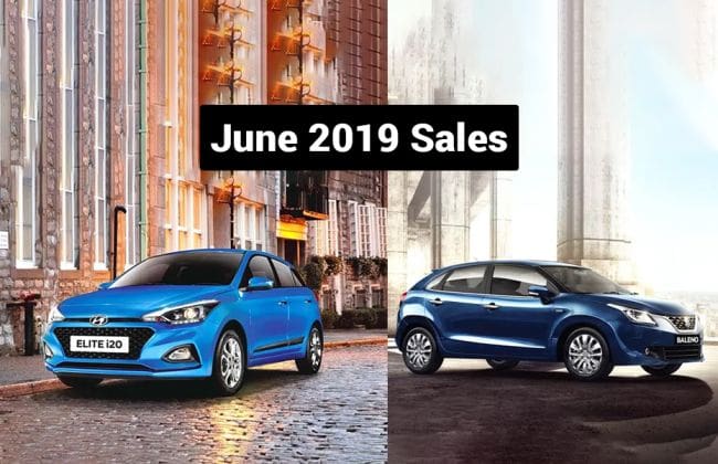 Maruti Baleno最受欢迎的高级掀背车，现代Elite I20 2019年6月销售