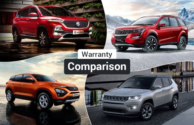 MG Hector Pronsty，维护包比较：比鹞，指南针和xuv500更好？