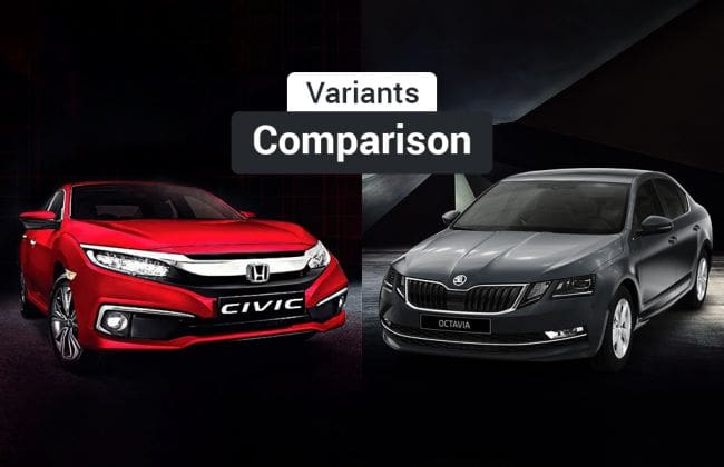 2019 HONDA Civic VS Skoda Octavia：变体比较