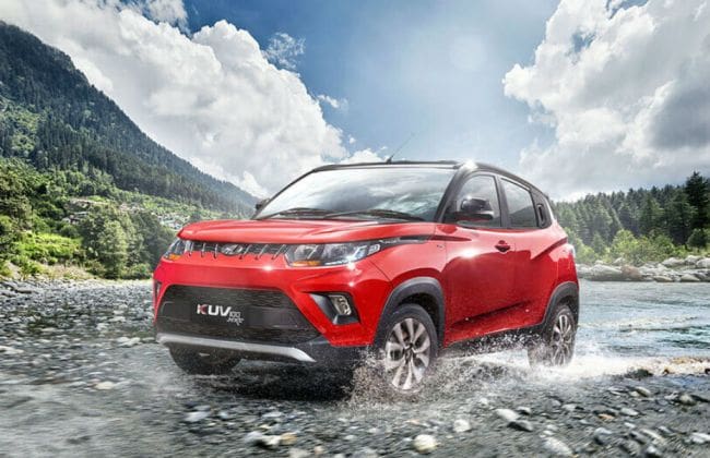 Mahindra Kuv100柴油被斧