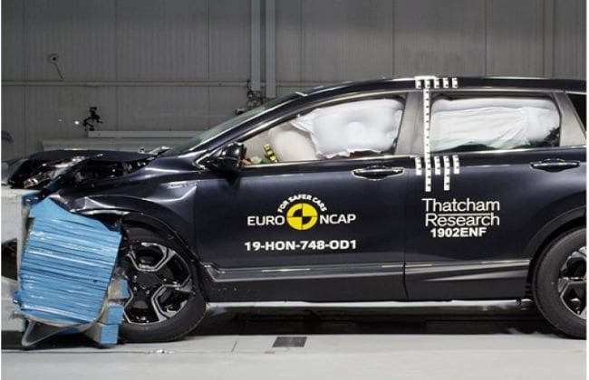 2019 HONDA CR-V在欧元NCAP碰撞测试中得分5星级安全评级
