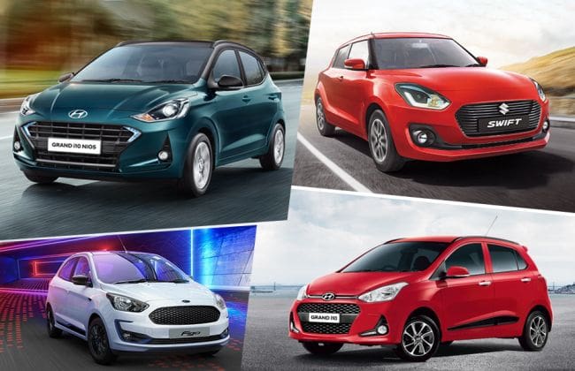 Hyundai Grand I10 Nios VS Maruti Swift VS Ford Figo VS Grand I10：规格比较