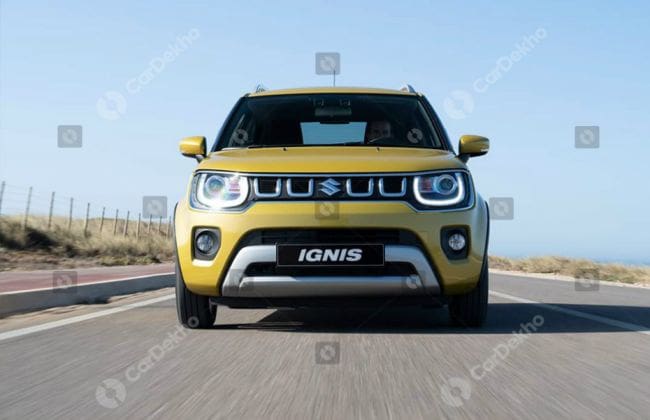 2020 Maruti Ignis Compelift在线泄露在线显示S-Presso-Inspired Front Grille