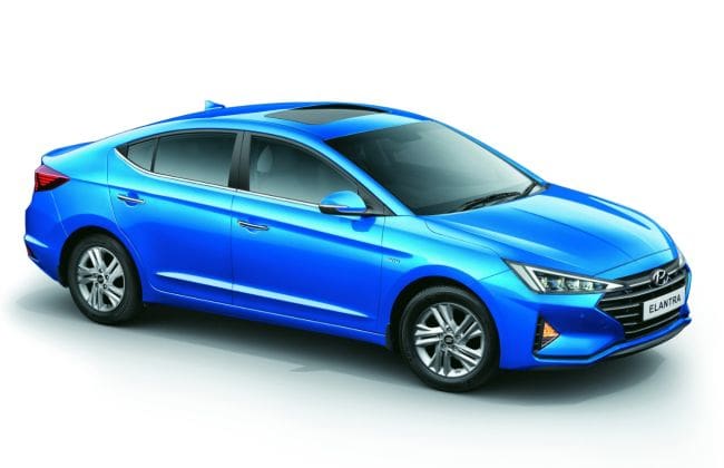 现代Elantra Facelift变体和颜色选择透露