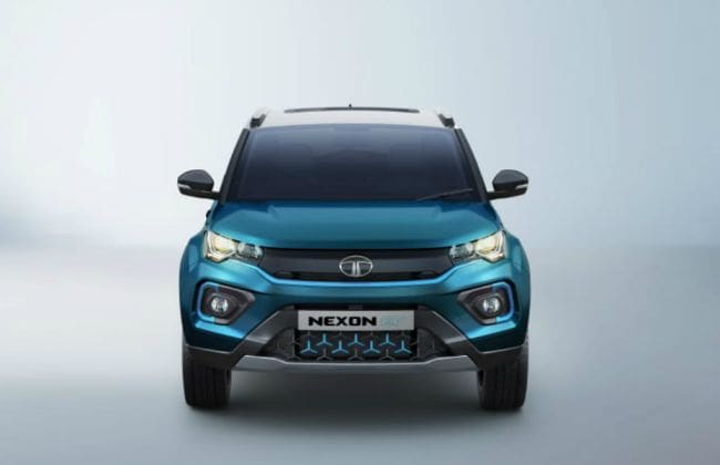 2020 Tata Nexon Fackift由Nexon EV预览