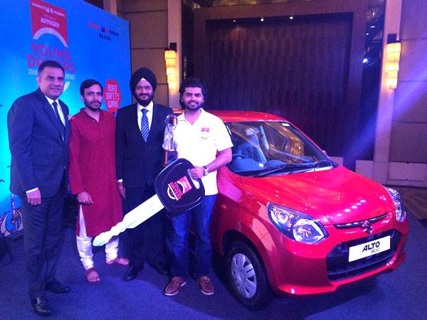 Mohit Kumar Malik赢得Autocar年轻司机2015