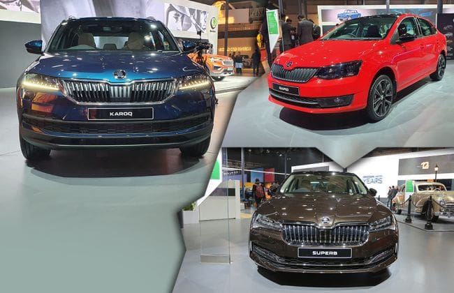 Skoda Karoq，Superb Facelift和Rapid 1.0 TSI明天发射